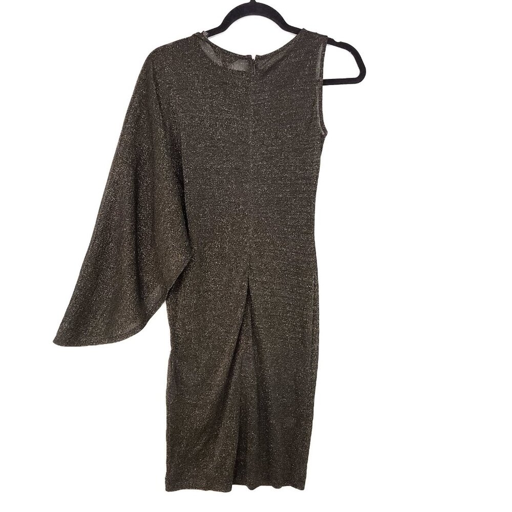 Ted Baker Monyca Draped One Shoulder Cover Up Size 0 Sheer Outer Layer Only - Picture 2 of 15